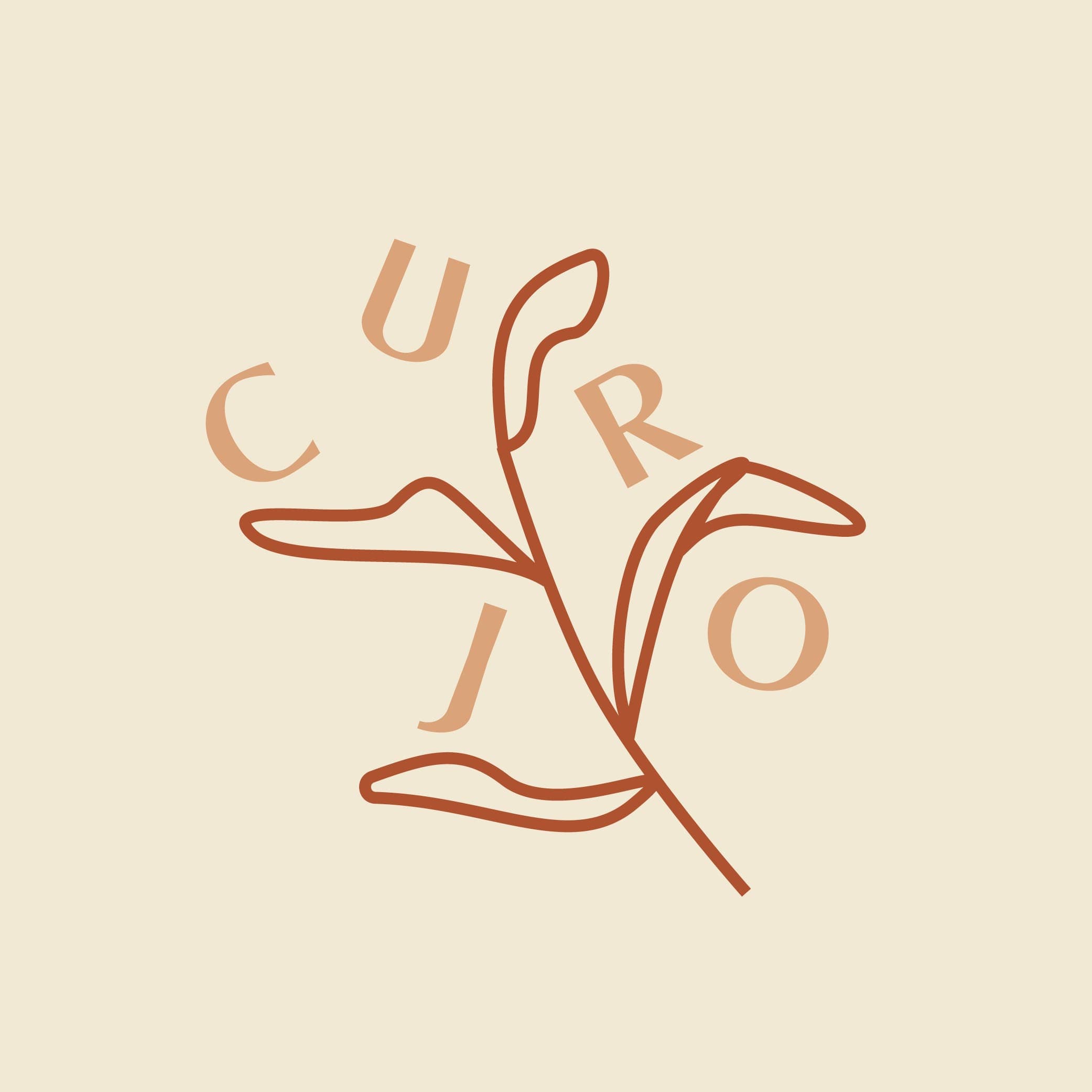 Curjo botanical brand illustration