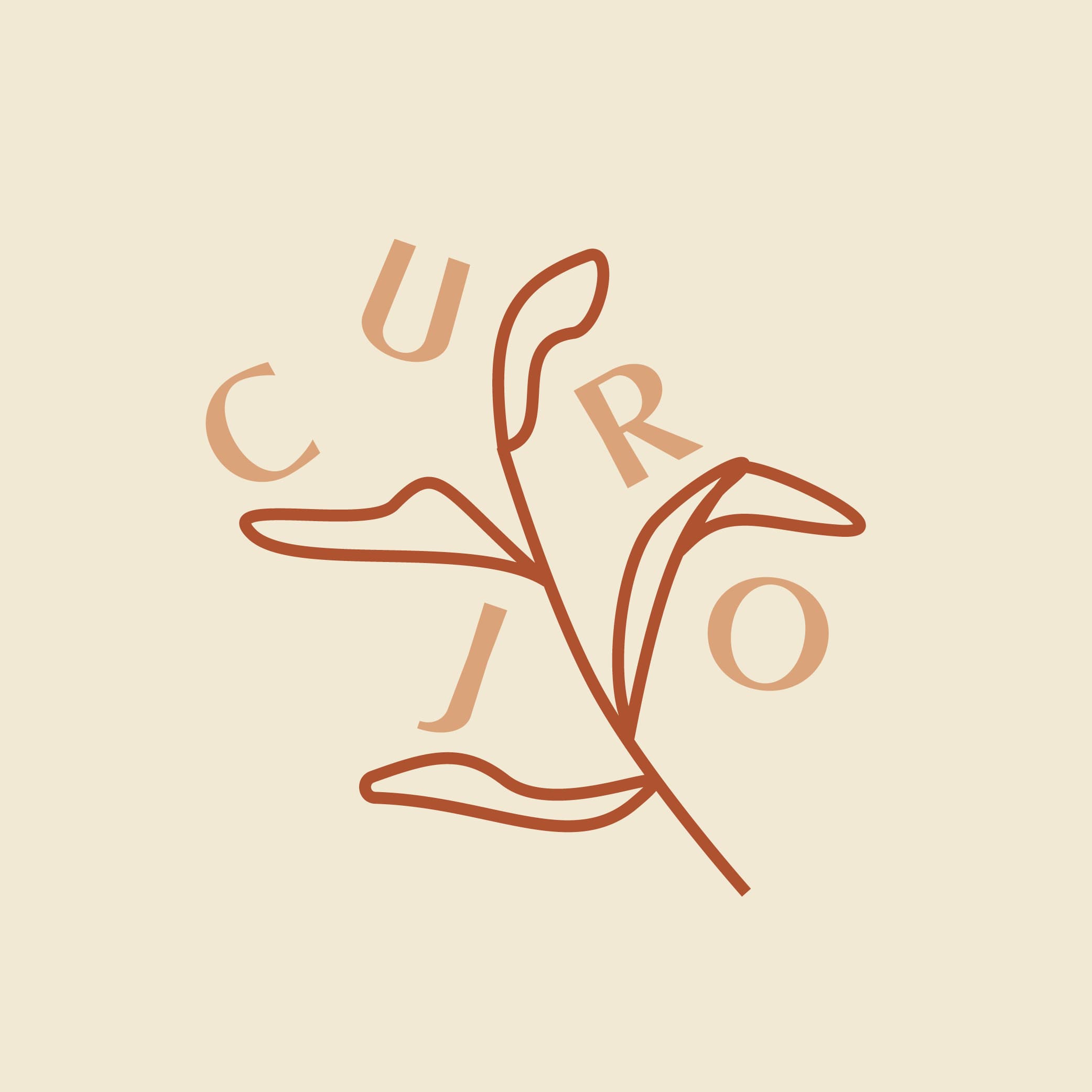 Curjo botanical brand illustration